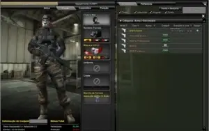 Conta Combat Arms Cap. 4 Varias Armas Permanentes