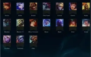 Conta de league of legends- 17 campeões 2 skins unranked