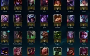 Conta lol Platina 5 113 campeões 74 skins 10 paginas de runa