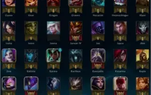 Conta lol Platina 5 113 campeões 74 skins 10 paginas de runa