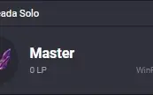 Conta Lol Las - Mestre