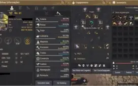 Conta Black Desert Ninja Nv 62 279PA Full TET Zerker Nv 61