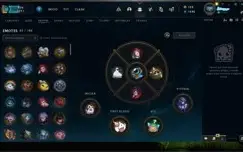 Conta LoL Lv 218 Ex Diamante 400 Skins - 3000 Gastos -