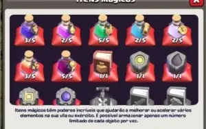CONTA CLASH OF CLANS CV 11 SEMI-UPADO BARATO