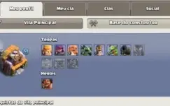 CONTA CLASH OF CLANS CV 11 SEMI-UPADO BARATO