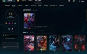 League of Legends - Gold II - 100 champs - 36 skins