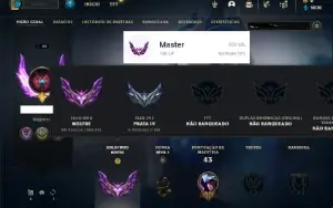 Conta mestre com 27 Champs e 5 Skins ( 164 PDL )