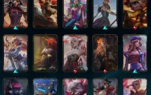 conta lol lvl 94 / esmeralda iv elo passado / platina iv.