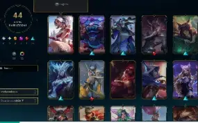 conta lol lvl 94 / esmeralda iv elo passado / platina iv.