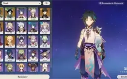 CONTA GENSHIN IMPACT AR48 XIAO + VENTI + ZHONGLI + CYNO