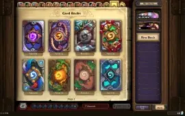 Hearthstone 9 Golden Heroes+Skin And Cards