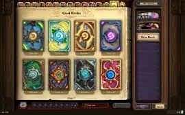 Hearthstone 9 Golden Heroes+Skin And Cards