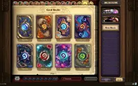 Hearthstone 9 Golden Heroes+Skin And Cards