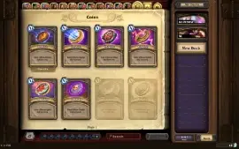 Hearthstone 9 Golden Heroes+Skin And Cards