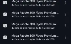 Pacote Flyers Diversos  - 167GB / + de 4000 PSD/AI