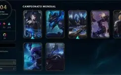 Conta LoL  - 299 skins - Todos os champions - Platina 2