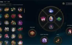 Conta LoL  - 299 skins - Todos os champions - Platina 2