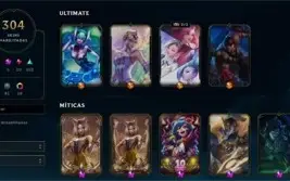 Conta LoL  - 299 skins - Todos os champions - Platina 2