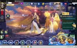Saint Seiya Serv A-1  156K Gemas - 616 Estrelas. Quase FULL