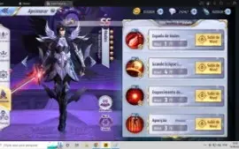 Saint Seiya Serv A-1  156K Gemas - 616 Estrelas. Quase FULL