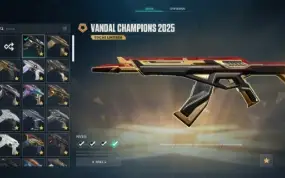 Champ Vandal 2025+Arcane Vandal+Ignite Fan+Vct Koi Team