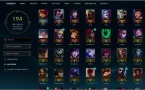 Conta LoL Ouro 3 - 36 skins