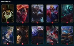 CONTA DE LEAGUE OF LEGENDS TODOS CAMPEÕES MAIS DE 200 SKINS