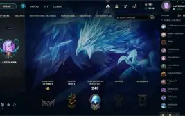 conta do lol com 86 skins