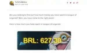 [LOL + VALORANT] CONTA 627 BRL GASTOS, 60 SKINS, 1 REEMBOLSO