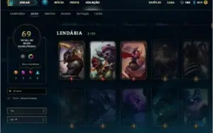 CONTA LOL LVL 32 SOLO GOLD5 FLEX PRATA 2 MD3