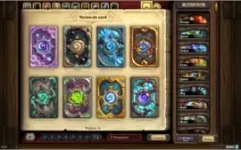 Conta Heartstone com varias cartas,versos,gold e pacotes