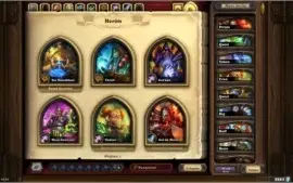 Conta Heartstone com varias cartas,versos,gold e pacotes