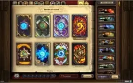Conta Heartstone com varias cartas,versos,gold e pacotes