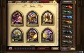 Conta Heartstone com varias cartas,versos,gold e pacotes
