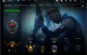 CONTA LOL LVL71 OURO IV - 29 SKINS 55CHAMPS