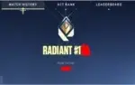 CONTA RADIANTE VALORANT MUITAS SKINS