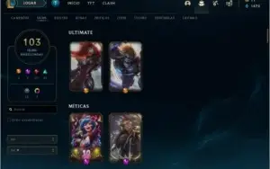 CONTA LOL E VALORANT VARIAS SKINS