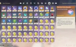 🔥 Conta Genshin AR 58 - 17 Personagens 5* 50 Invoc. e Mais!