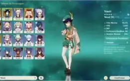 Genshin impact XIAO+LANÇA DE JADE+VENTI - Com muitas missões