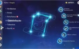 Conta AR52 com 10 5* estrelas (Hutao Kazuha Diluc Raiden)
