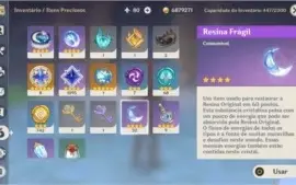 Conta AR52 com 10 5* estrelas (Hutao Kazuha Diluc Raiden)