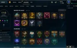 CONTA LVL 40 +- 110 Champs 18 skins, 2 ultimate