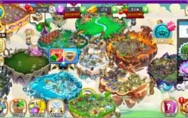 Conta Dragon City lvl 66, 342 dragões, 6 heroicos, 8 ilhas.