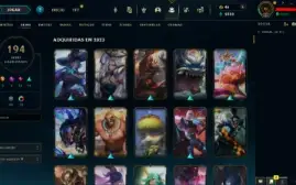 Conta LoL + VALORANT com diversas skins e todos os champs