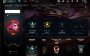 Conta platina 4 com 100 champs e 76 skins ( MAIN ADC / SUP )