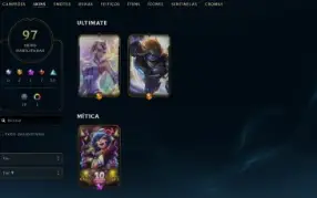 Conta League of Legends Full Acesso 3URS Corki UFO e outras