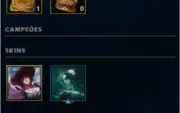 Conta lv 20 com algumas skins