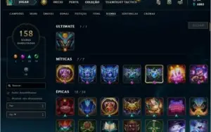 Vendo conta Ex Diamante com 216 skins