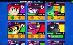 BRAWL STARS 18K + 30 PODER ESTRELA +VÁRIAS SKINS