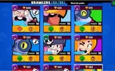 BRAWL STARS 18K + 30 PODER ESTRELA +VÁRIAS SKINS